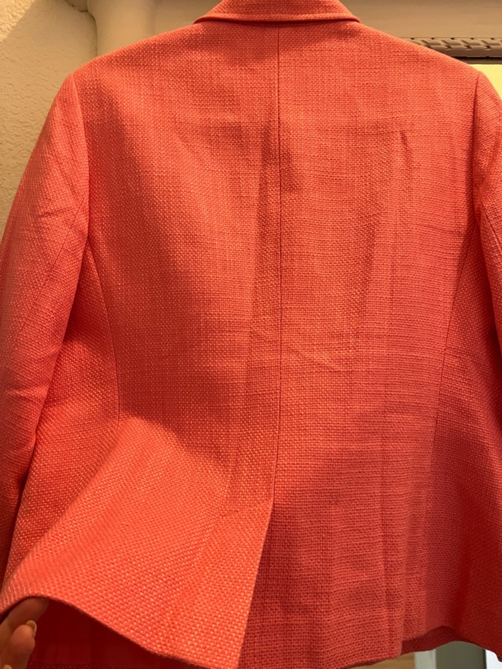 Talbots Pink Textured Blazer - Picture 3 of 8